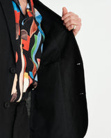 Fintry Blazer Black Linen