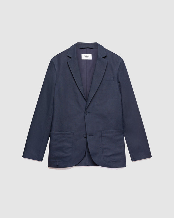 Fintry Blazer Midnight Linen