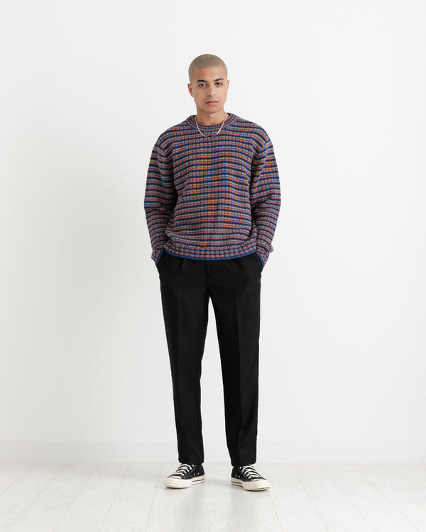 Grove Crew Bright Blue Zig Zag