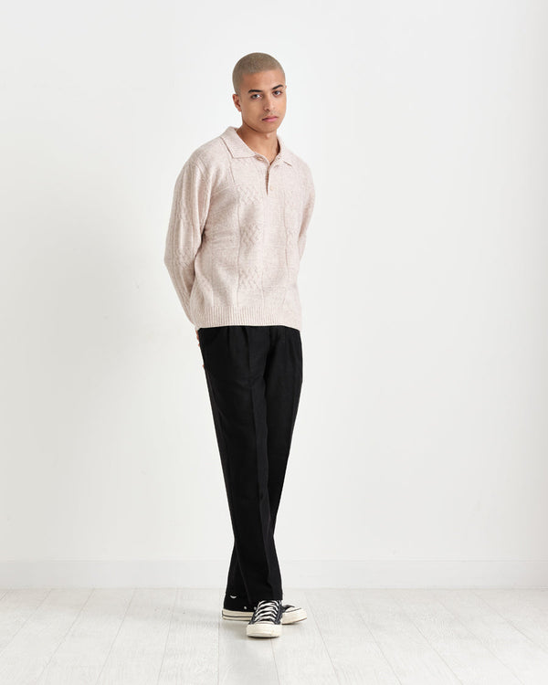 Jacobs Polo Ecru Patchwork