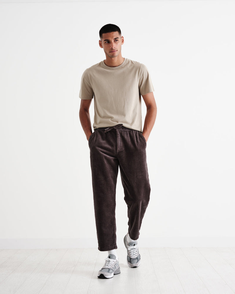 Kurt Trouser Charcoal Jumbo Cord