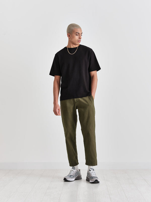 Kurt Trousers Khaki Heavy Twill