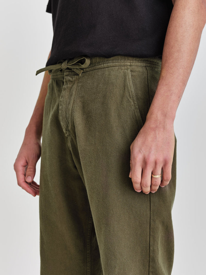 Kurt Trousers Khaki Heavy Twill