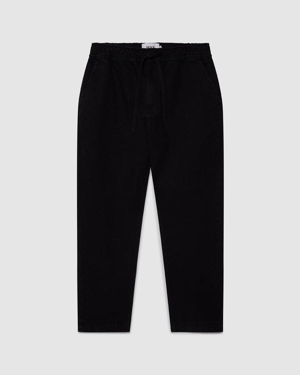 Kurt Trousers Black Heavy Twill