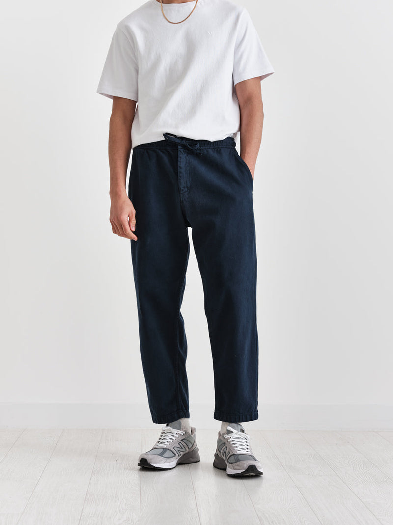 Kurt Trouser Navy Cotton Twill