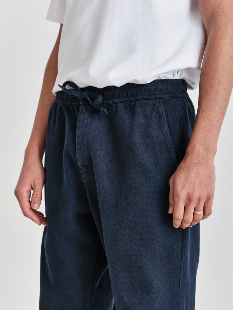 Kurt Trousers Navy Heavy Twill
