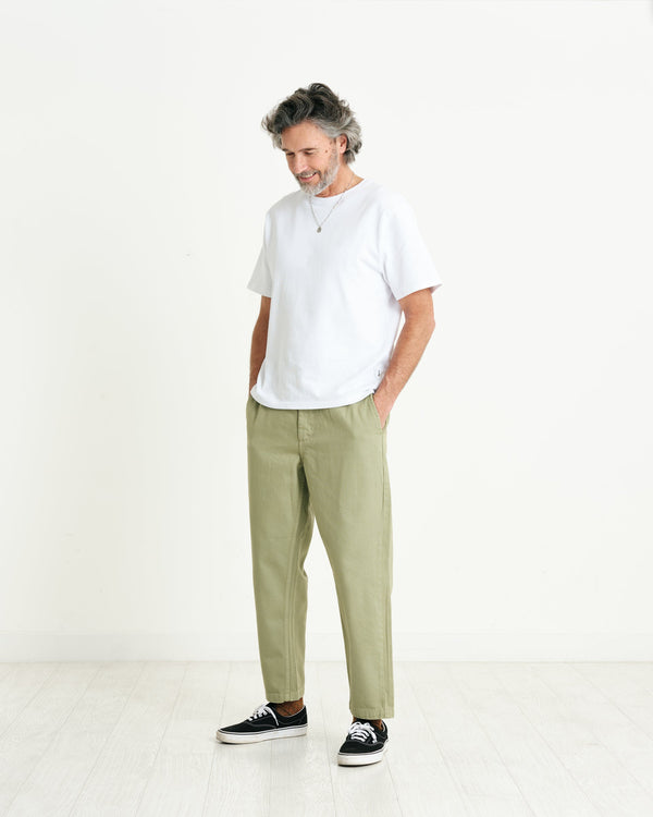 Kurt Trousers Sage Heavy Twill