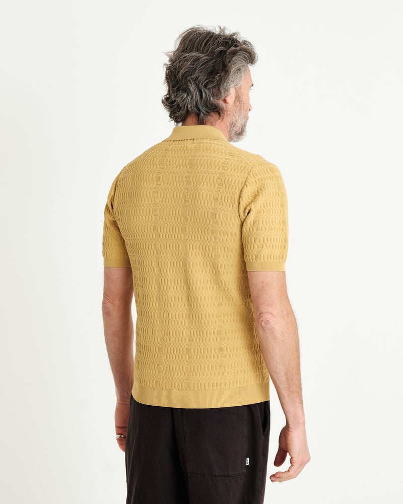 Naples Polo Mustard Wave
