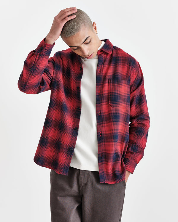 Oz Shirt Red Leyton Check