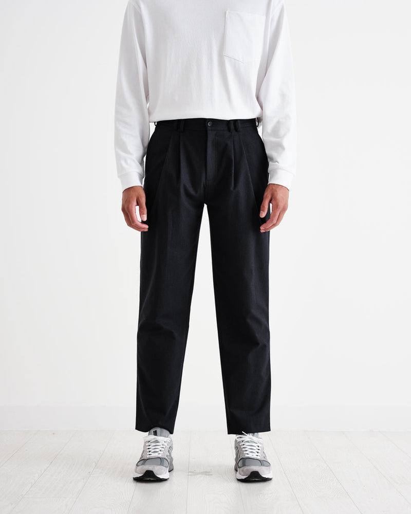 Pleat Trouser Midnight