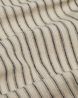 Pleat Shorts Ecru Stripe