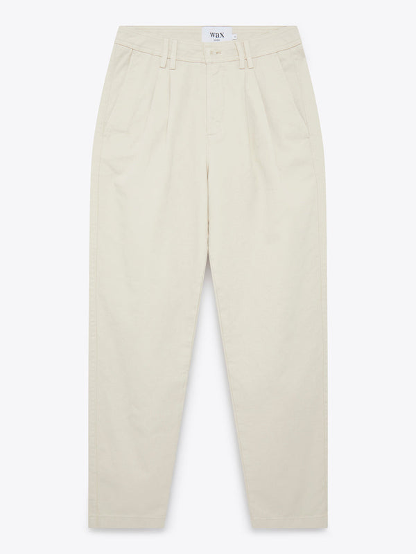 Pleat Trouser Sand
