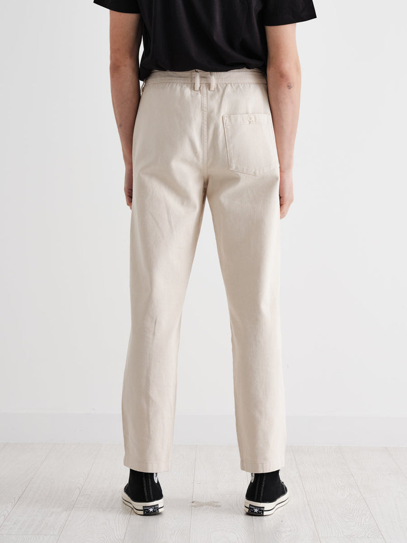 Pleat Trouser Sand