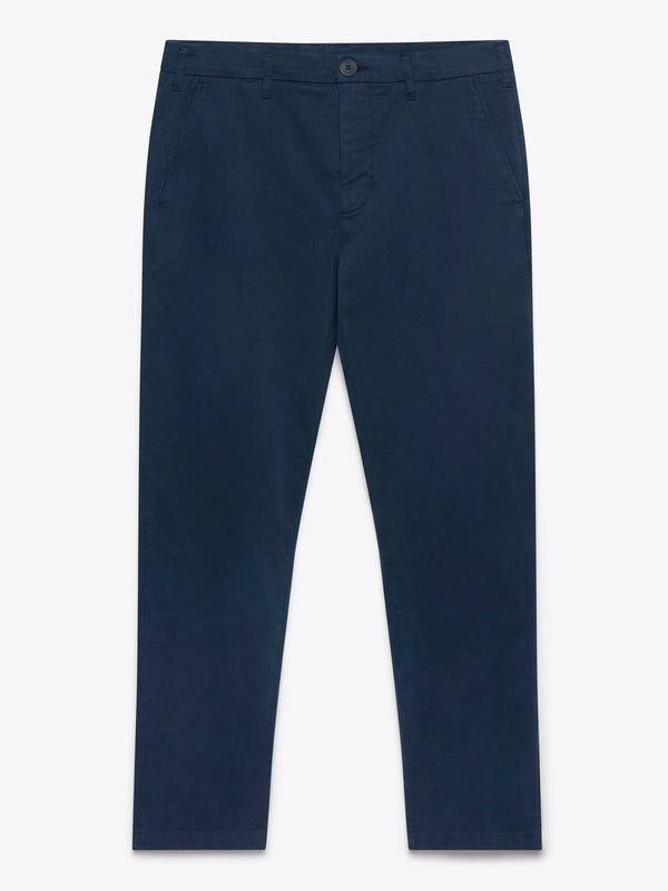 Skye Trouser Navy Cotton Twill