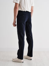 Skye Trouser Navy Cotton Twill