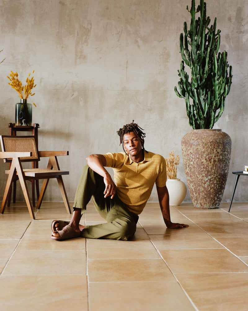 Naples Polo Mustard Wave