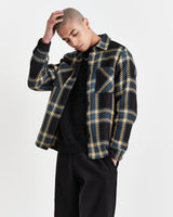 Whiting Overshirt Black/Khaki Beau Check