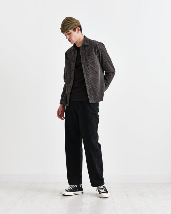 Whiting Overshirt Charcoal Cord