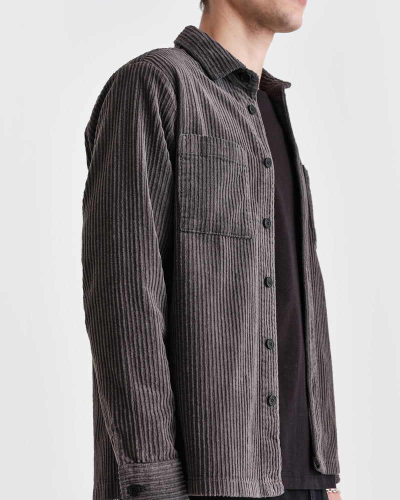 Whiting Overshirt Charcoal Cord