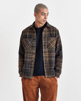 Whiting Overshirt Navy/Khaki Michael Check