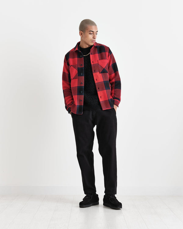 Whiting Overshirt Red Patron Check
