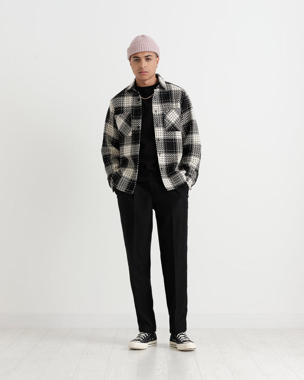 Whiting Overshirt Black Beatnik