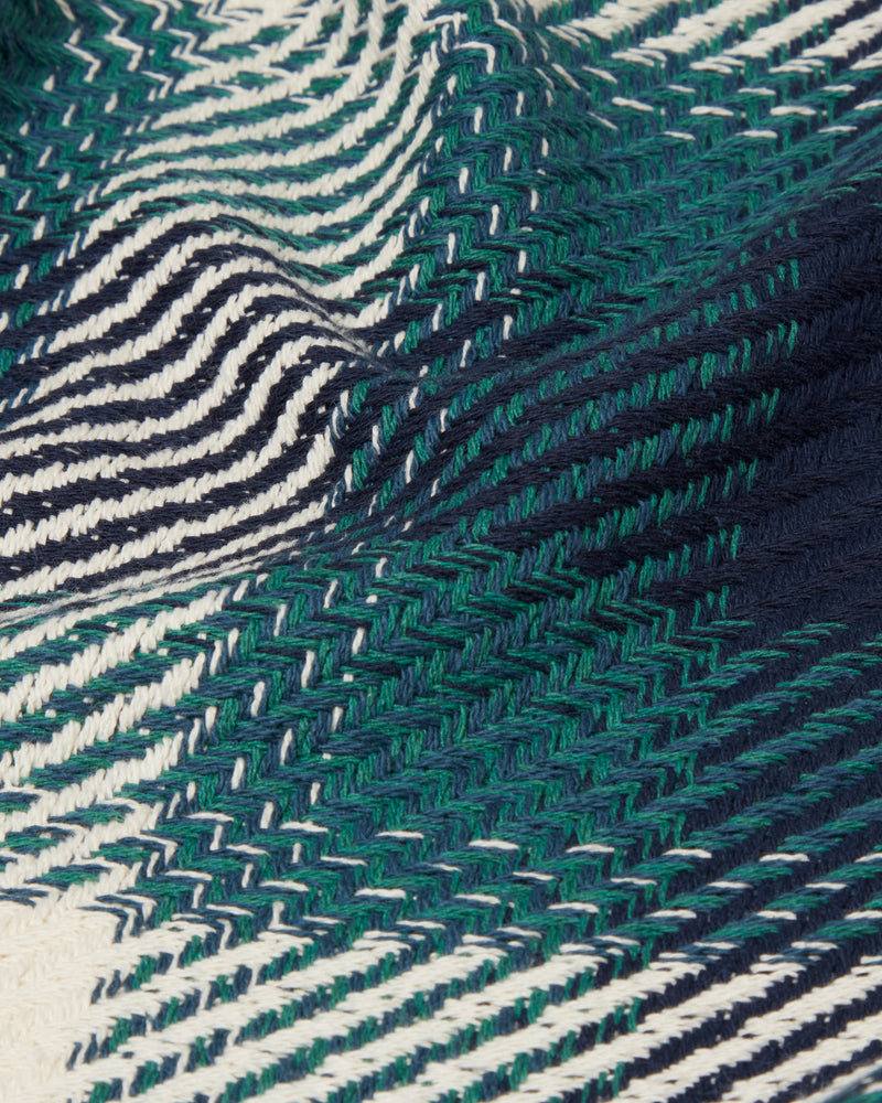 Whiting Overshirt Green Ombre Check