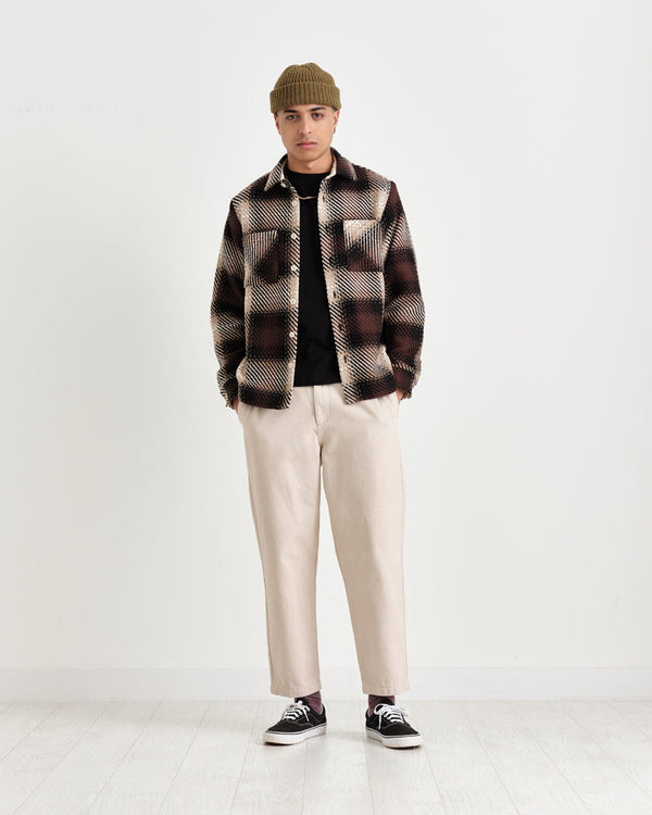 Whiting Overshirt Brown Dusk
