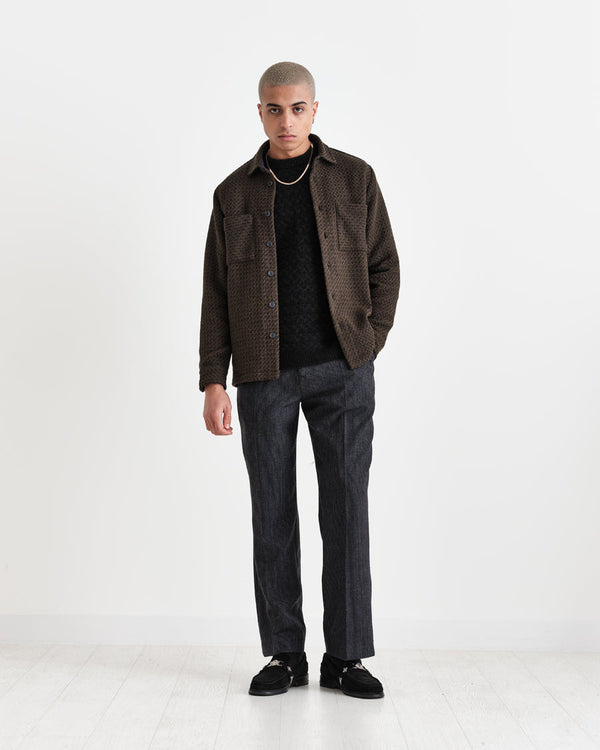 Whiting Overshirt Navy/Khaki Nelson