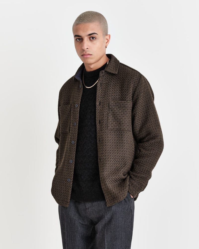 Whiting Overshirt Navy/Khaki Nelson