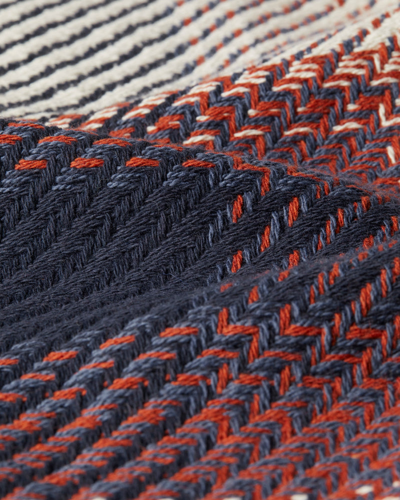 Whiting Overshirt Rust Ombre Check