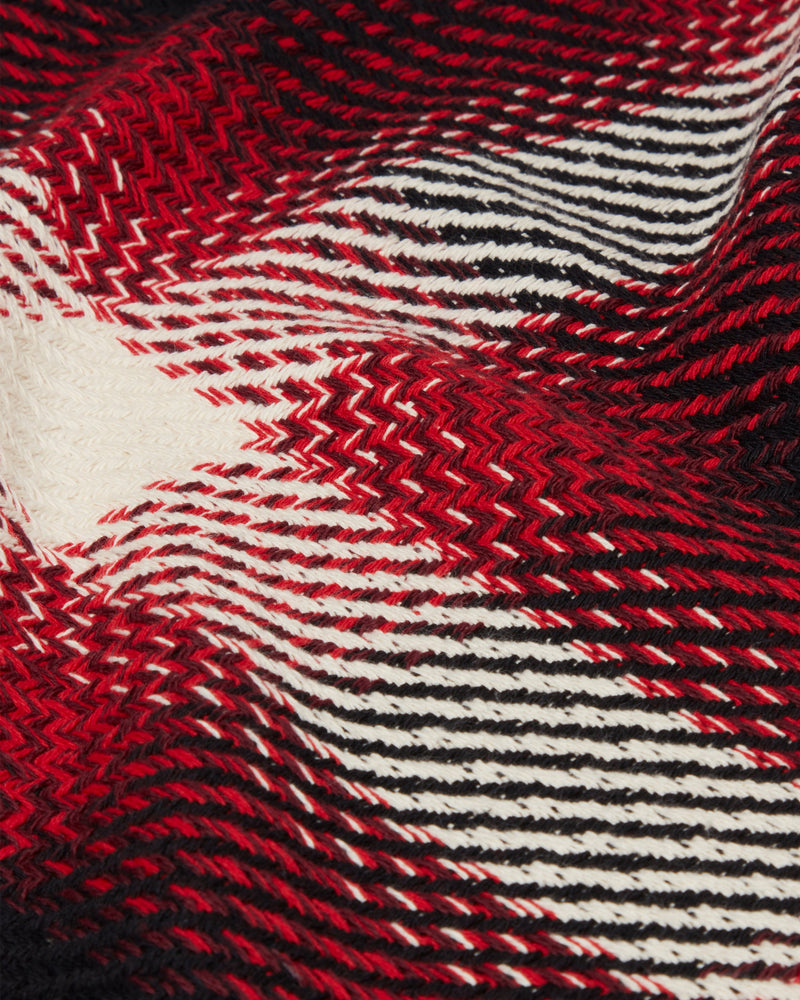 Whiting Overshirt Red Ombre Check