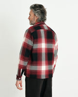 Whiting Overshirt Red Ombre Check