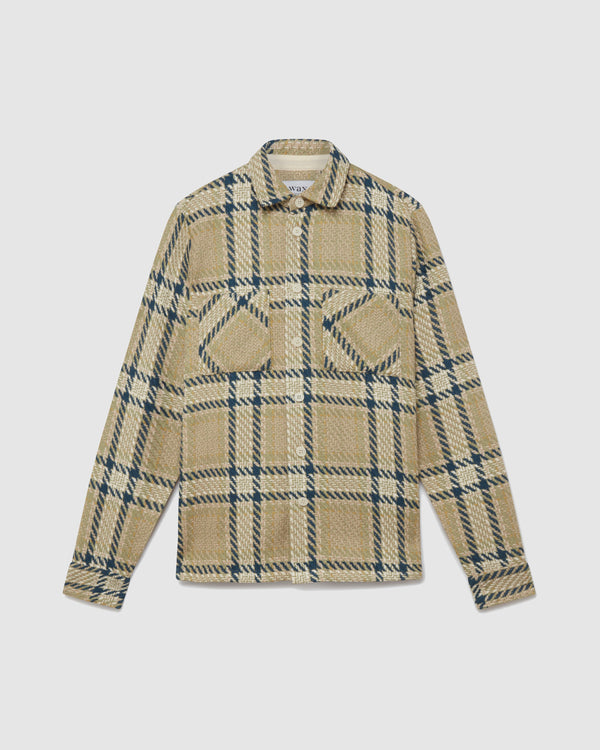 Whiting Overshirt Sage/Navy Park Check