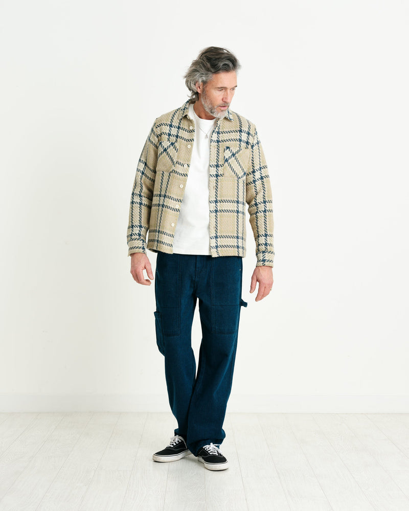 Whiting Overshirt Sage/Navy Park Check