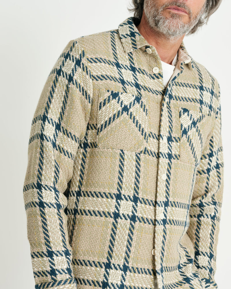 Whiting Overshirt Sage/Navy Park Check