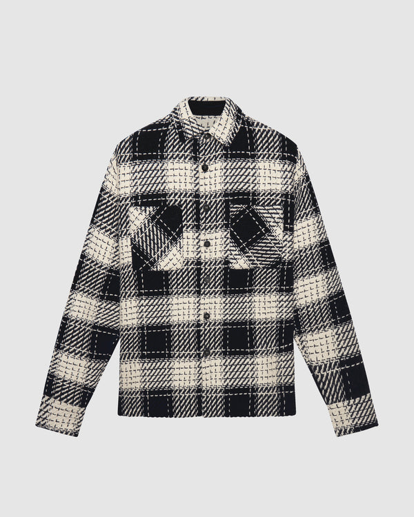 Whiting Overshirt Black Beatnik