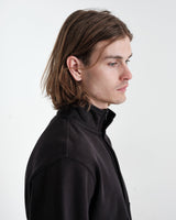 Wim Zip Sweat Black