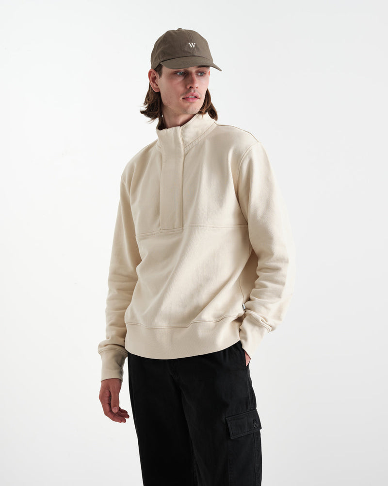 Wim Zip Sweat Natural