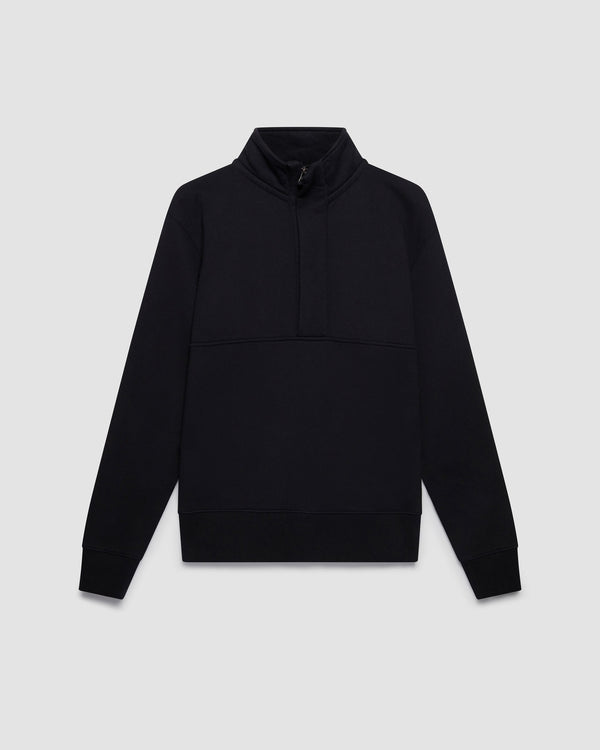 Wim Zip Sweat Black